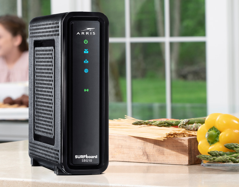 SBG10 SURFboard® DOCSIS® 3.0 Cable Modem & Wi-Fi® Router